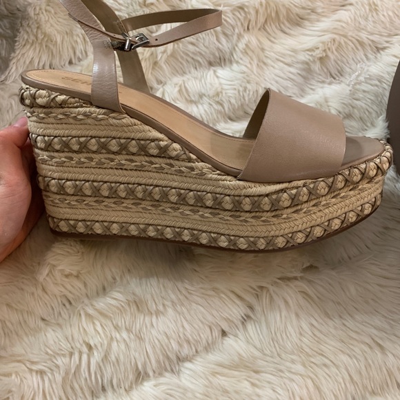 NWOB SCHUTZ beige espadrilles size 39 NEVER WORN - Picture 3 of 7